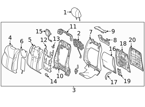 Passenger Seat Components for 2023 Lexus LX600 #0
