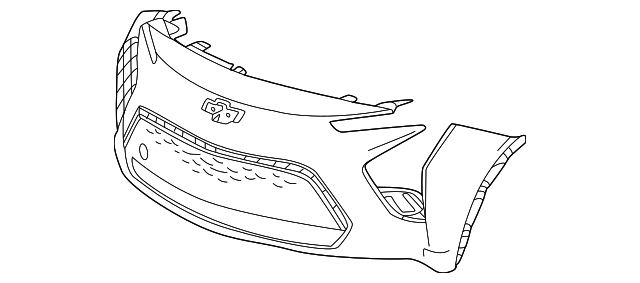 2022-2023 Chevrolet Bolt EV Bumper Cover 42795357 | OEM Parts Online