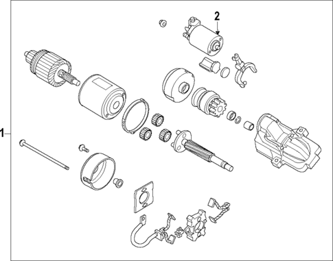 Starter for 2014 Mazda 5 #0