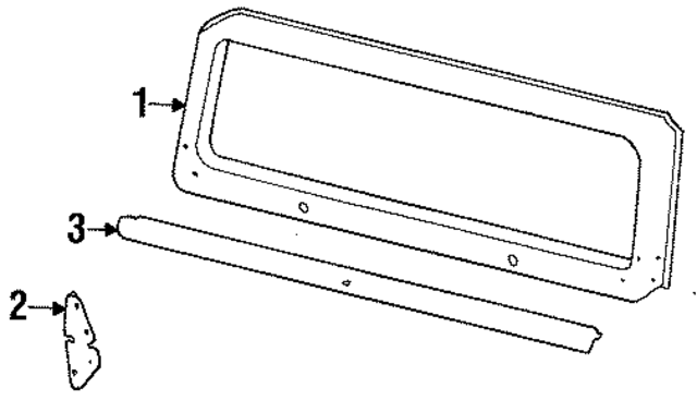 55174576 - Body: Windshield Frame for Mopar Image