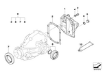33107505604 - : Shaft Seal With Lock Ring for BMW Image