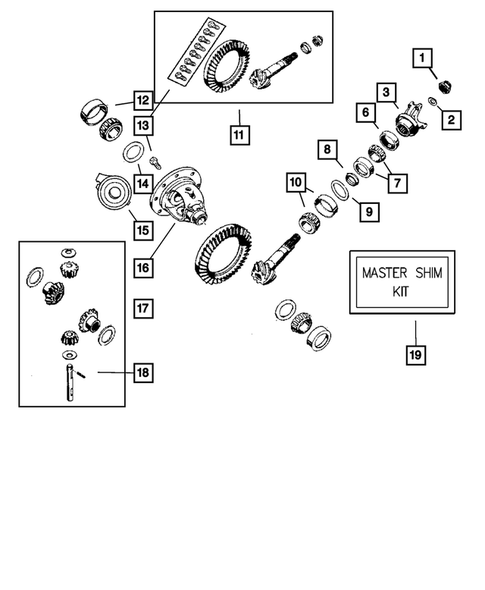 Differential and Housing for 2004 Jeep Grand Cherokee #0