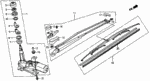 38423SB2013 - : Washer, Rear Wiper Support for Honda Image