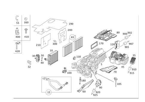 Heater Case with Blower for 2006 Mercedes-Benz CL65 AMG #0