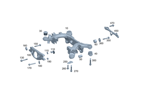 Rear Axle Carrier for 2024 Mercedes-Benz E350 #0