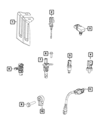 56045439AC - Electrical: Heat Shield for Chrysler: Aspen | Dodge: Dakota, Durango, Ram 1500, Ram 2500, Ram 3500 | Ram: 1500, 1500 Classic, 2500, 3500, Dakota Image