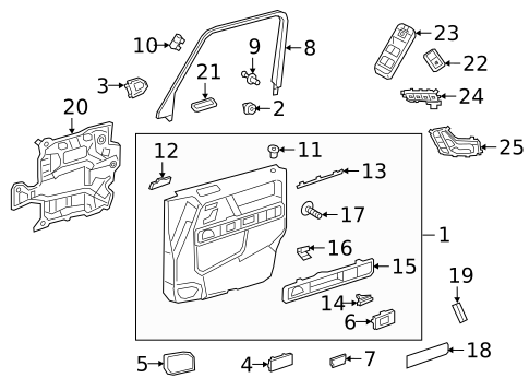 Front Door for 2019 Mercedes-Benz G 550 #0