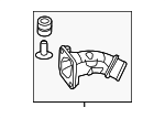1728366VA00 - Cooling System: Inlet Pipe for Honda Image