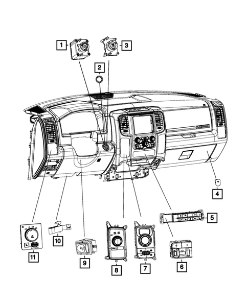 Switches for 2017 Ram 1500 #0