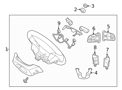 Steering Wheel & Trim for 2011 Kia Sportage #0