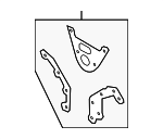 11147566411 - Engine: Lower Timing Cover Gasket for BMW Image