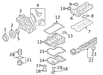 7119905428 - Engine: Drain Plug for BMW Image