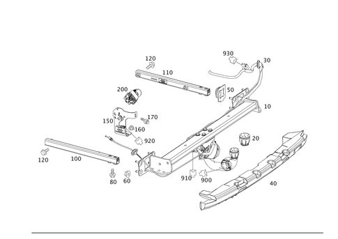 Trailer Coupling for 2012 Mercedes-Benz E63 AMG #0