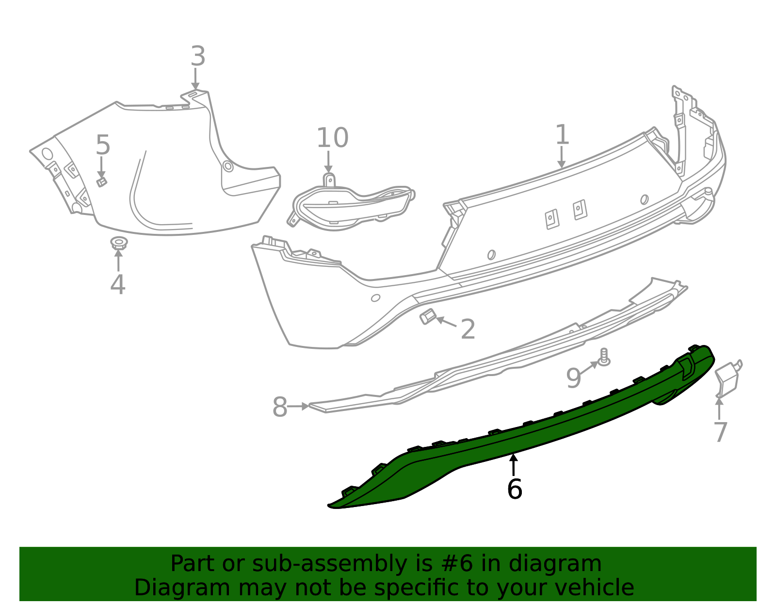 2024-2026 Chevrolet Trailblazer Lower Cover 42770897 GM | GMPartsDirect.com