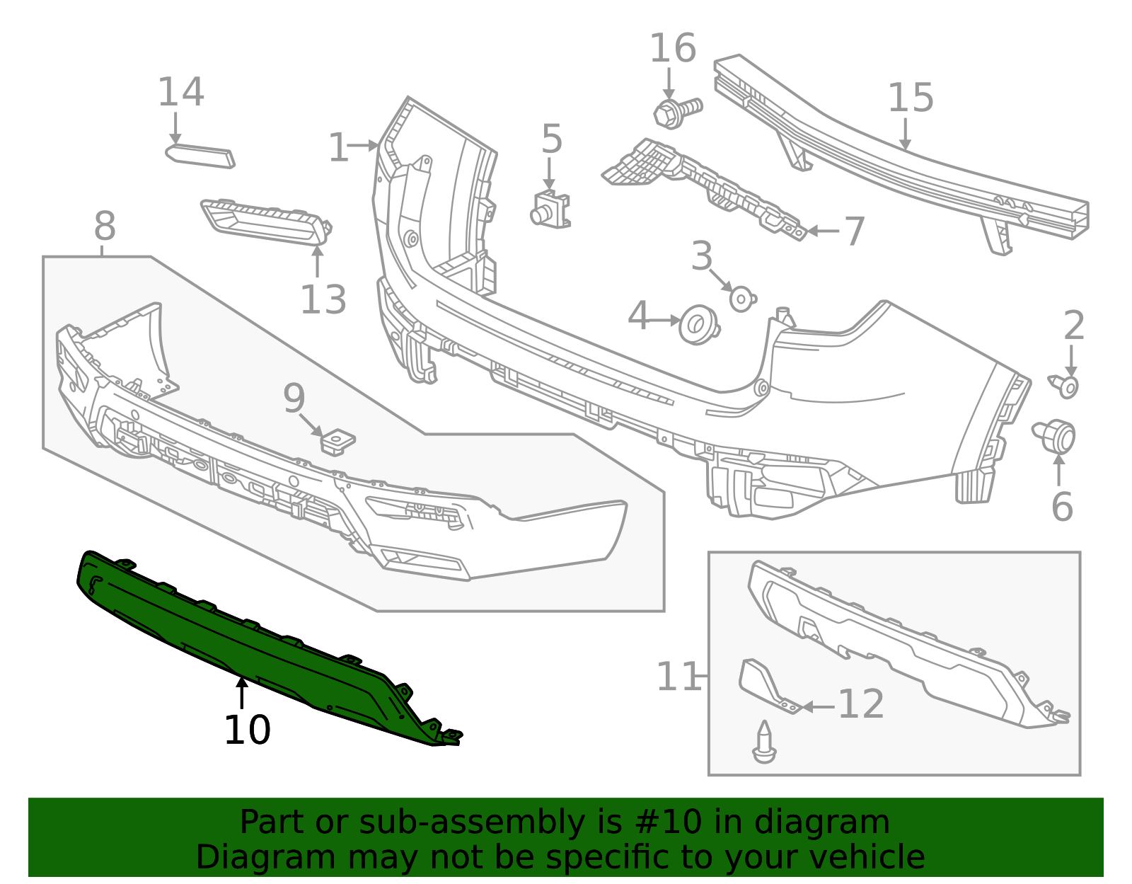 2023-2025 Honda Pilot Valance Panel 71509-T90-A00 | Honda Factory