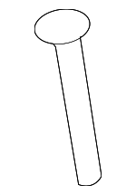 11609828 - : Cowl Grille Screw for Cadillac: XT4 | Chevrolet: HHR Image