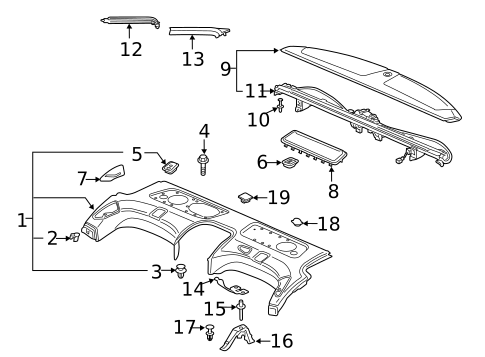 Interior Trim - Rear Body for 2023 Audi A8 Quattro #0