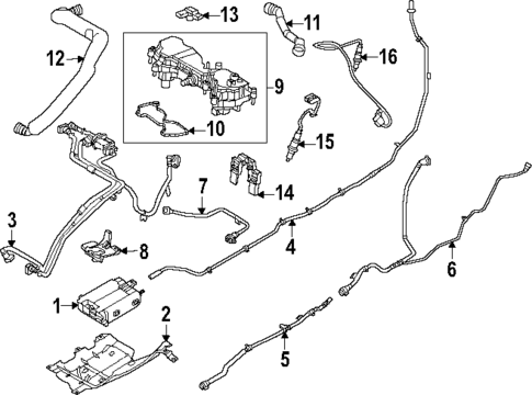 Emission Components for 2025 Ford Maverick #0