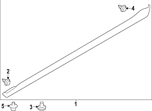 Exterior Trim - Pillars for 2025 Subaru Crosstrek #0