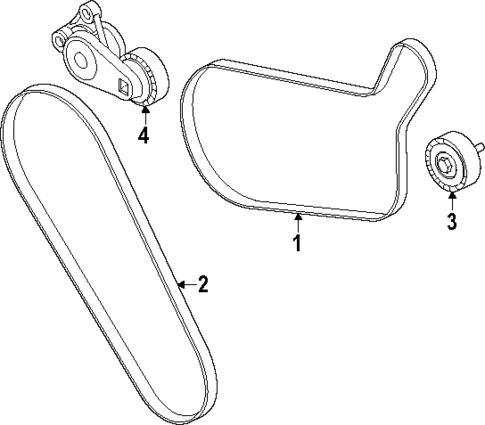 Belts & Pulleys for 2024 Lincoln Nautilus #0