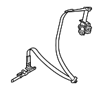 NAYJ57L30D - Electrical: Belt &amp; Retractor for Mazda: MX-5 Miata Image