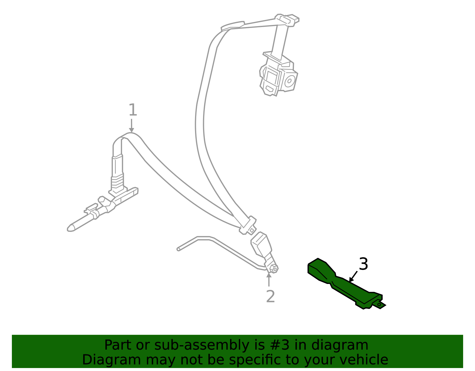 LDY2-57-63X | 2007-2025 Mazda Seat Belt Extension | Palladino