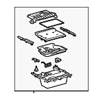 5880406750 - : Console Compartment for Toyota: Camry Image
