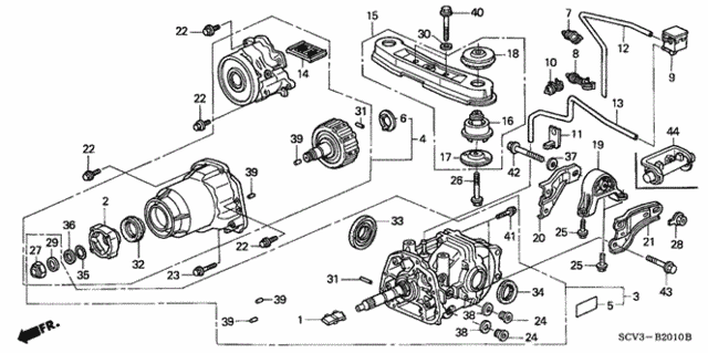 Rear Differential - Mount for 2005 Honda Element #0