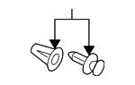 4682639 - Body: Window Trim Clip for Saab Image