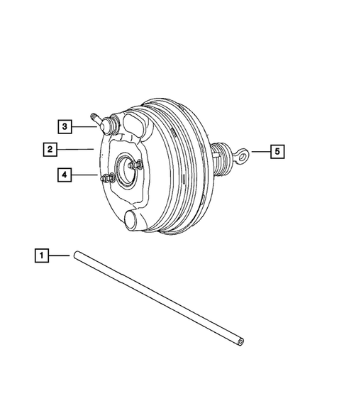 Power Brake Booster for 2008 Dodge Challenger #0