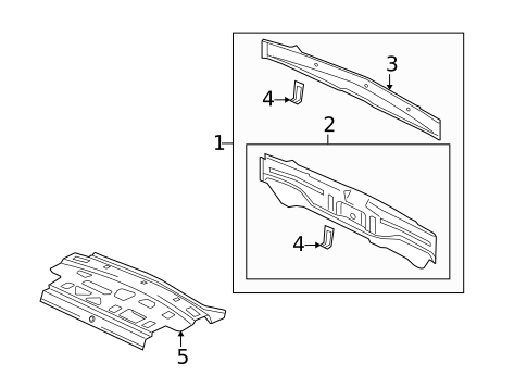 Rear Body for 2009 Mitsubishi Lancer #0