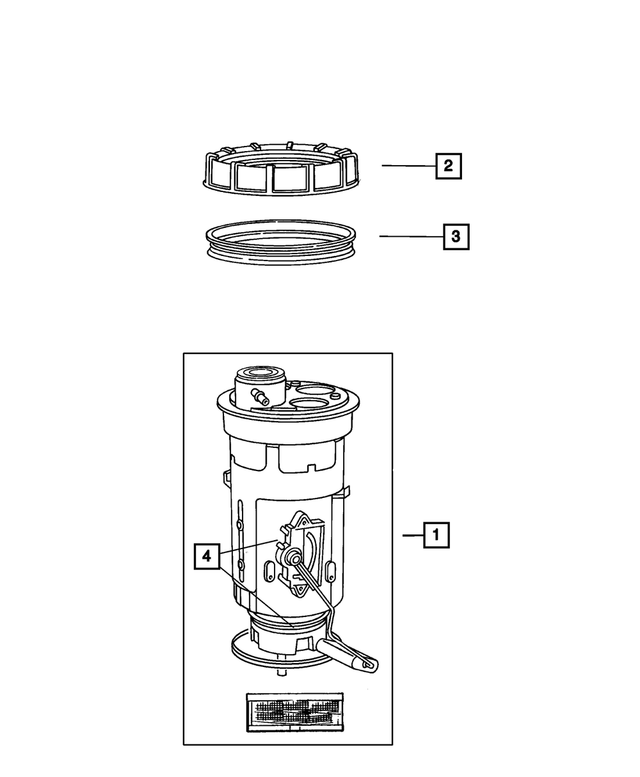 68024546AI - Fuel: Fuel Pump/level Unit Module Kit for Mopar Image
