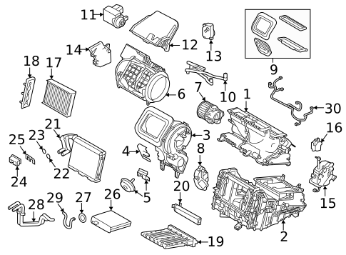HVAC Case for 2021 Jaguar E-Pace #0