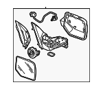 76258SZAA01ZA - Body: Mirror Assembly for Honda: Pilot Image