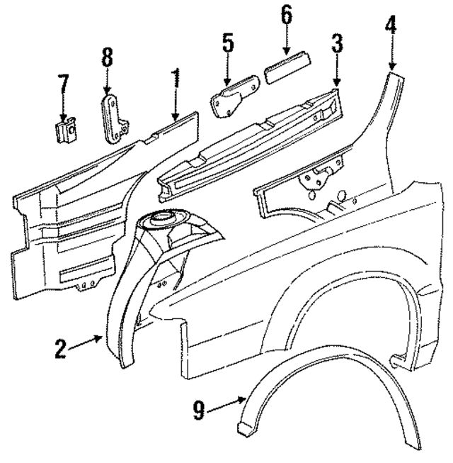 5256102 - Body: Side Rail for Mopar Image