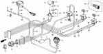 17205PC6000 - Electrical/Exhaust/Heater/Fuel: CLAMP, TUBE (7.5X2) for Honda Image