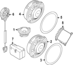 11K035415A - : Inst Panel Speaker for Volkswagen Image