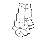 1K5810415A - Body: End Plate for Volkswagen Image