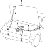 94407460 - Body: Hood for Chevrolet: Spectrum Image