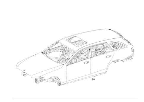 Body-in-White for 2026 Mercedes-Benz E53 AMG #0