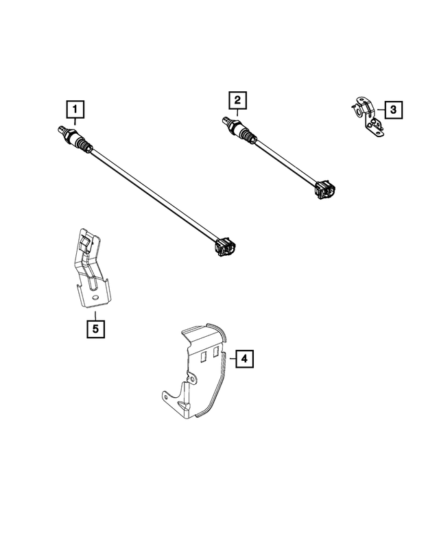 68492338AA - Electrical: Oxygen Sensor for Mopar Image image