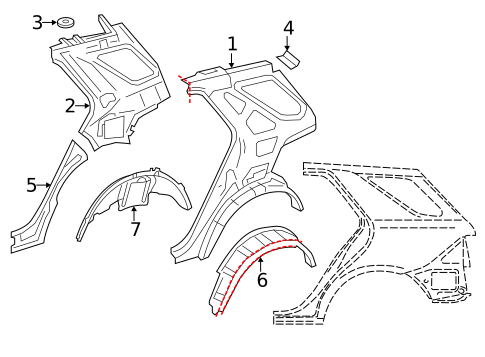 Inner Structure for 2015 Mercedes-Benz ML 400 #0
