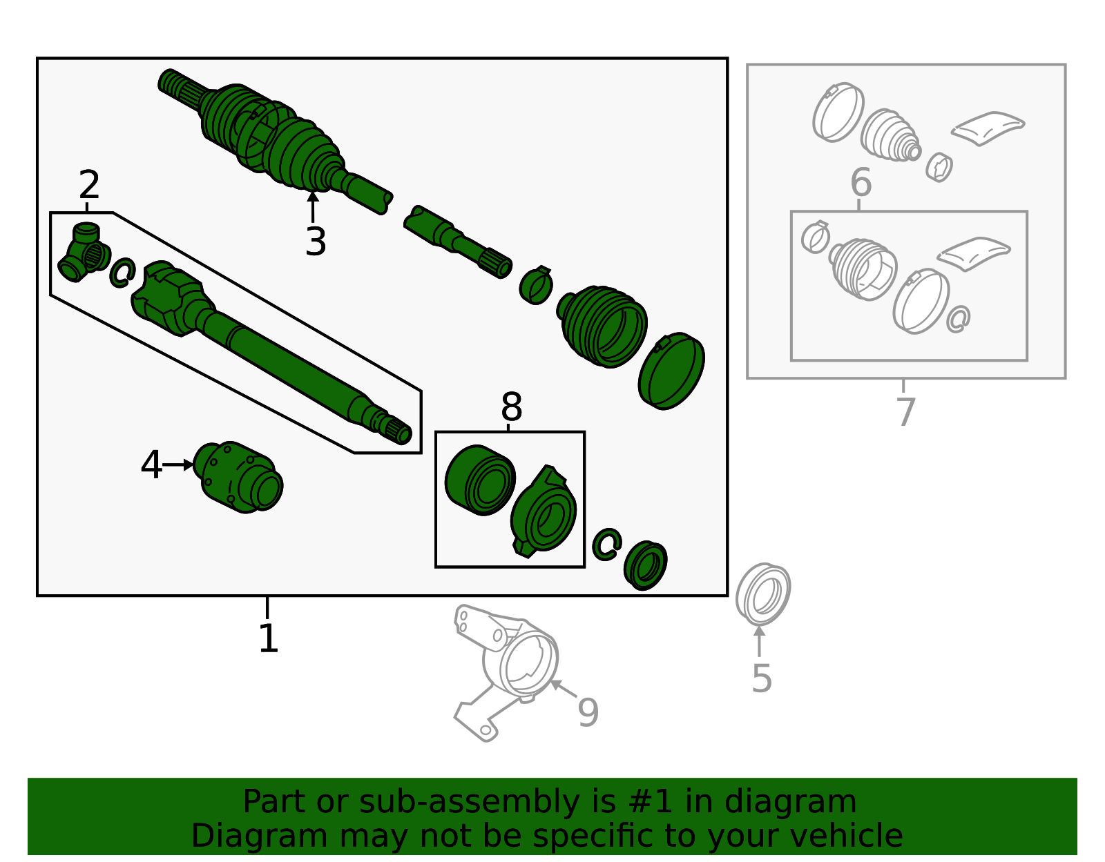 43410-0E551 - Axle Assembly 2025 Toyota Grand Highlander | Longo