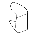 88970946 - Body: Lift Gate Wedge for Pontiac: Vibe Image