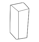 88973778 - Body: Lift Gate Cushion for Pontiac: Vibe Image