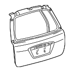 88969763 - Body: Lift Gate for Pontiac: Vibe Image