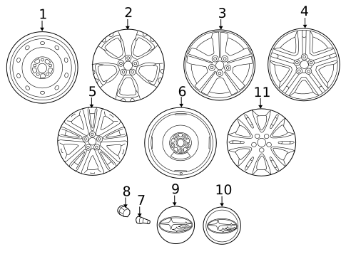 Covers & Trim for 2013 Subaru Forester #0