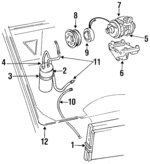 55116194AB - : A/C Refrigerant Discharge Hose for Jeep: Grand Cherokee Image