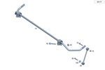 2053267600 - : Torsion Bar for Mercedes-Benz: GLC63 AMG, GLC63 AMG S Image