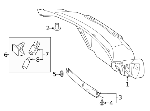 Interior Trim - Trunk for 2019 Mercedes-Benz E 300 #0